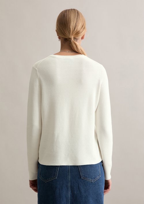 Sweater regular — Silky White