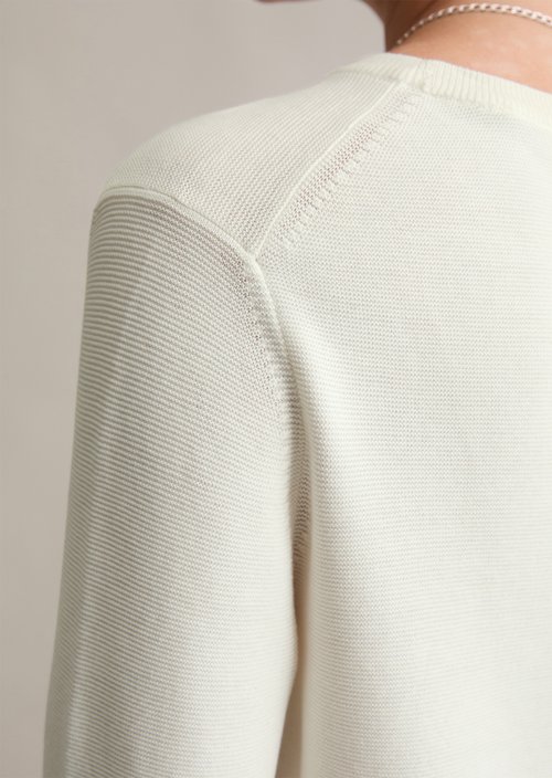 Sweater regular — Silky White