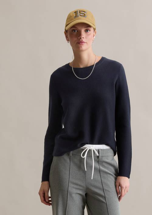 Trui regular Blue Depths in vooraanzicht