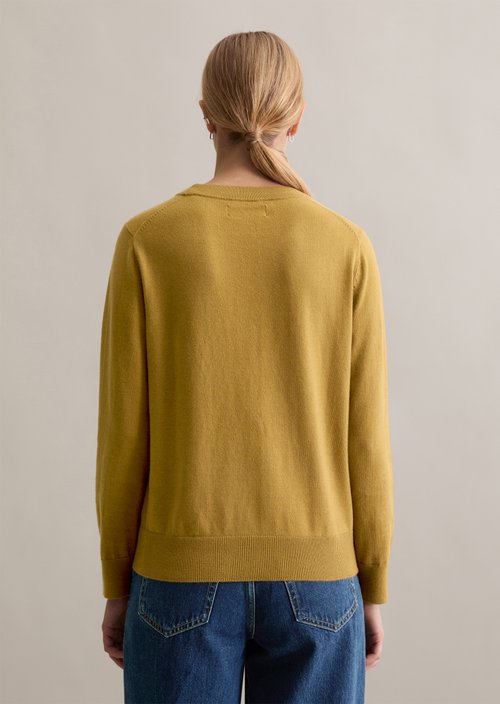 Sweater regular — Dark Yellow Melange