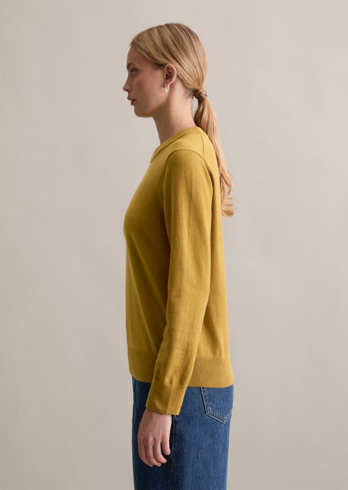 Sweater regular — Dark Yellow Melange