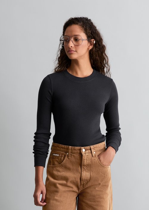Longsleeve slim — Blue Depths