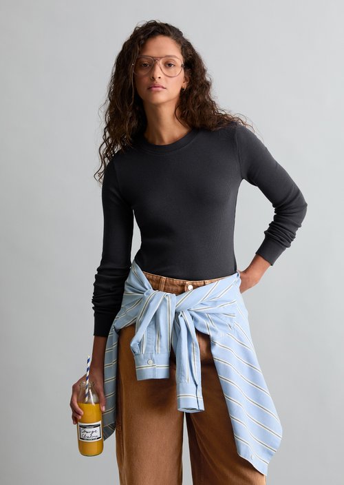 Longsleeve slim — Blue Depths
