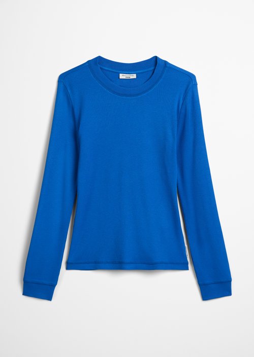 Longsleeve slim — Pale Cobalt