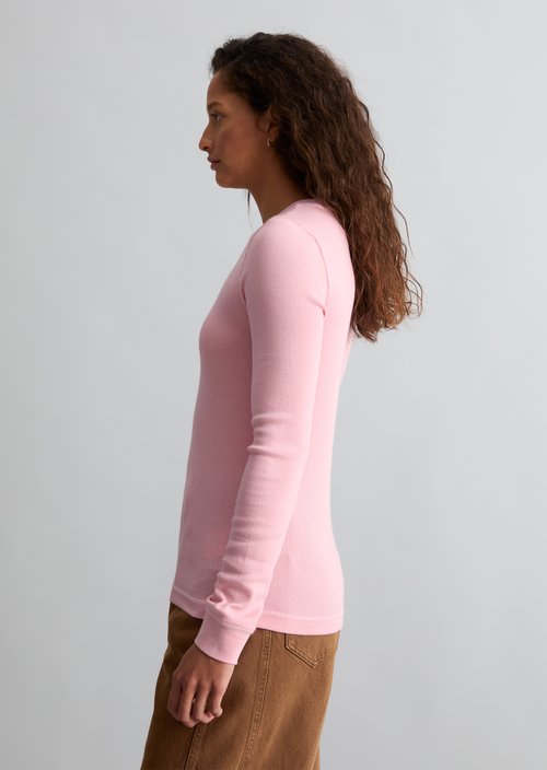 Longsleeve slim — Strawberry Cream