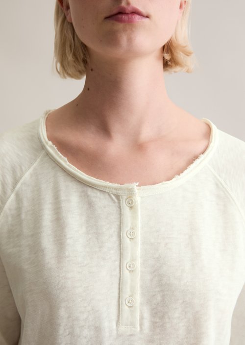 Longsleeve regular — Silky White