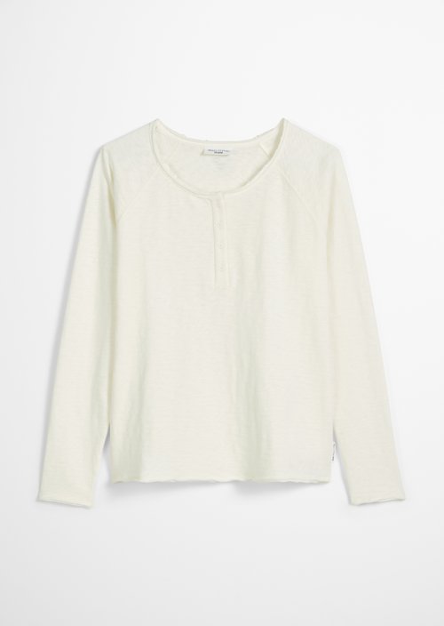 Longsleeve regular — Silky White