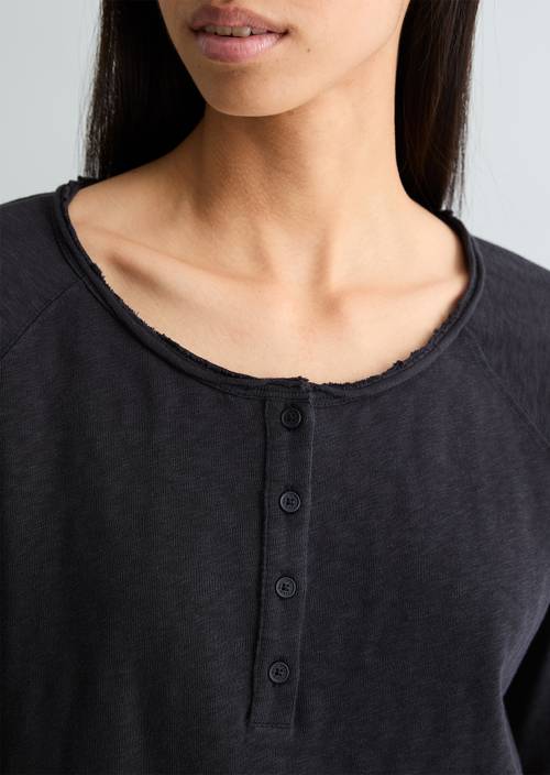 T-shirt long régulier Blue Depths en vue détaillée