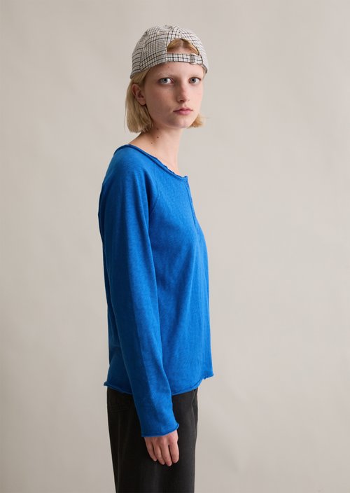 Longsleeve regular — Pale Cobalt