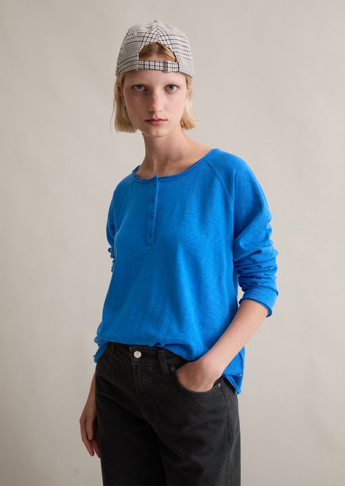 Longsleeve regular — Pale Cobalt