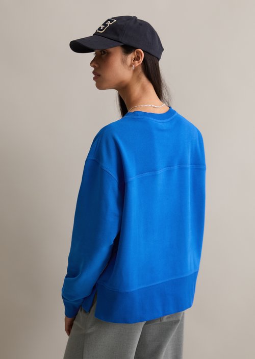 Relaxed sweatshirt — Pale Cobalt