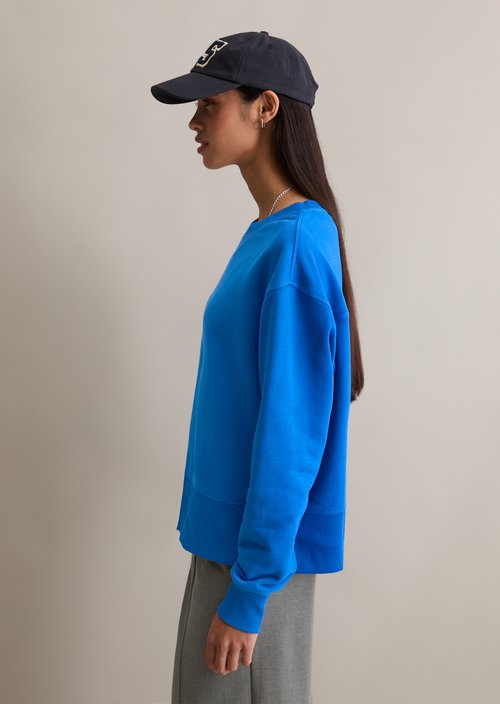 Relaxed sweatshirt — Pale Cobalt
