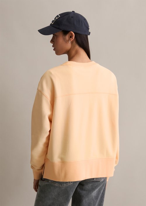 Relaxed sweatshirt — Bleached Apricot
