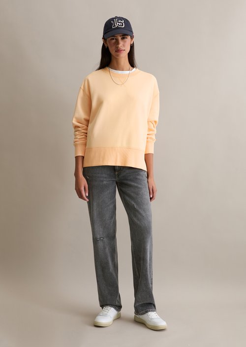 Relaxed sweatshirt — Bleached Apricot