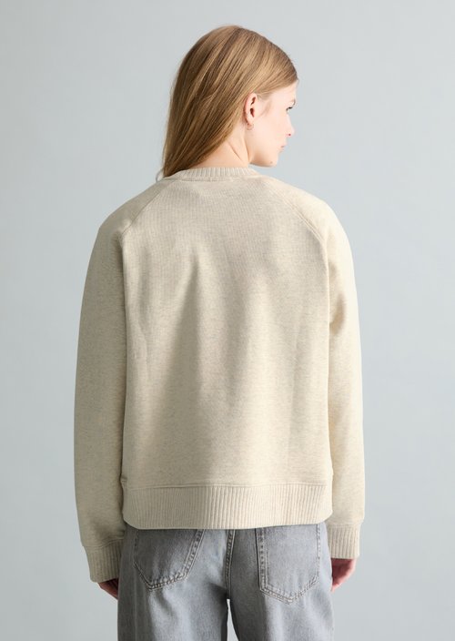 DfC Sweatshirt relaxed — Desert Melange
