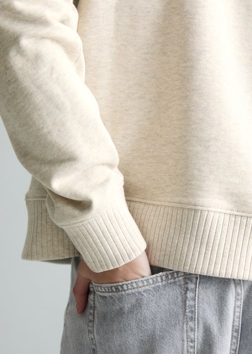 DfC Sweatshirt relaxed — Desert Melange