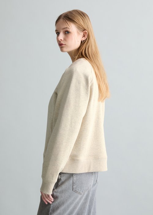 DfC Sweatshirt relaxed — Desert Melange