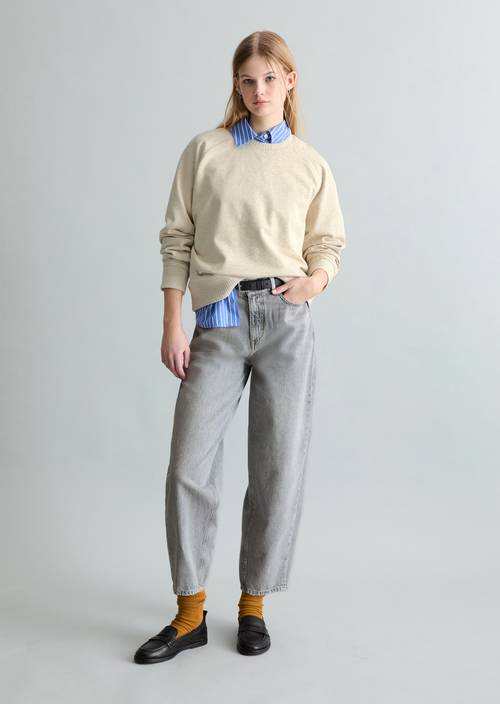 DfC Sweatshirt relaxed Desert Melange in front view