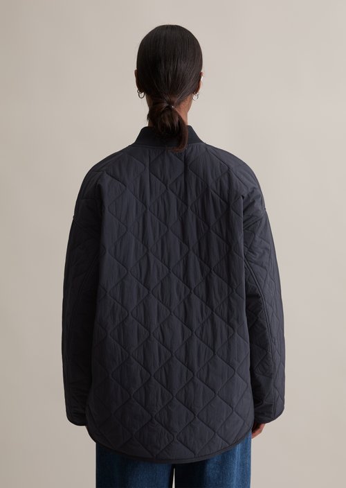 Quilted jacket regular — Blue Depths