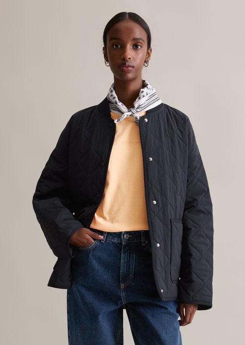 Quilted jacket regular — Blue Depths