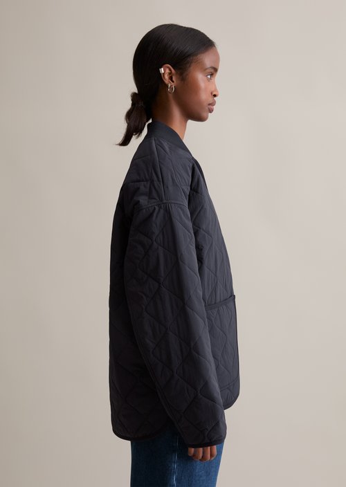 Quilted jacket regular — Blue Depths