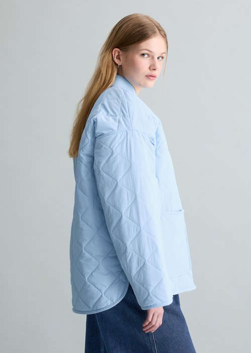 Quilted jacket regular — Blue Dusk