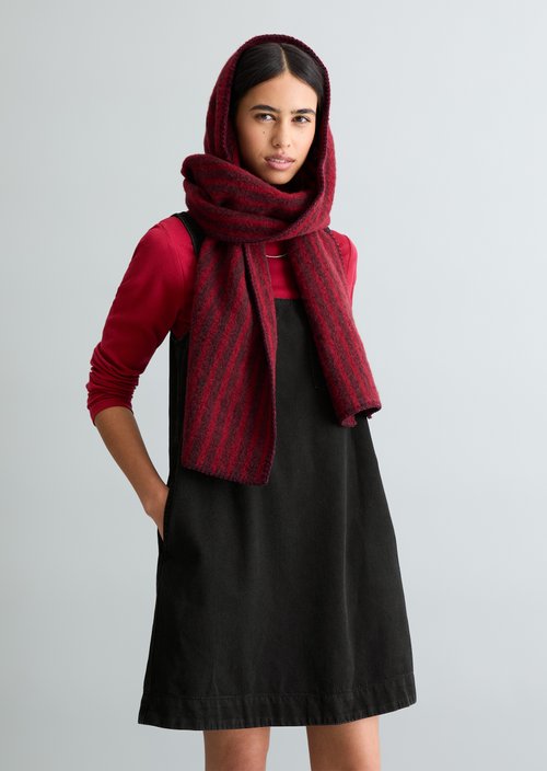 Schal — Dark Red