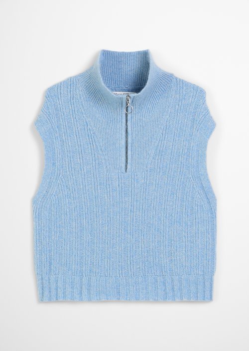 Troyer pullover relaxed — Medium Blue