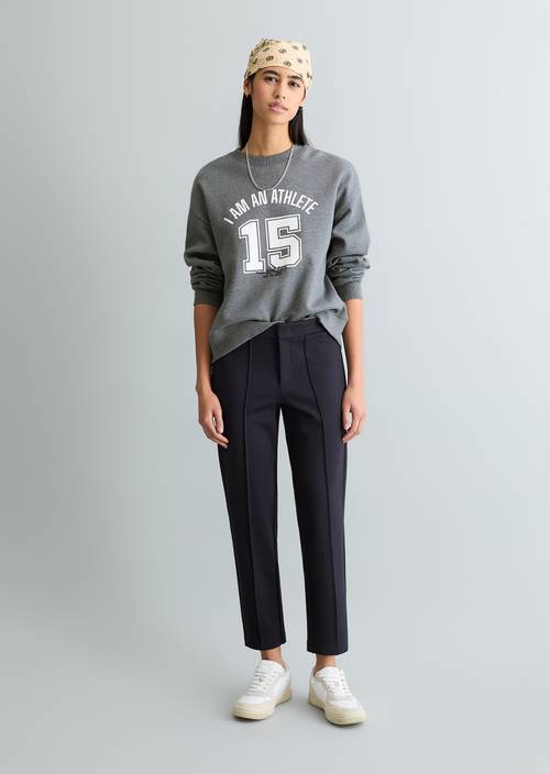 Dresové kalhoty slim Blue Depths v předním pohledu