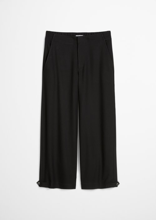 Relaxed pants — Black
