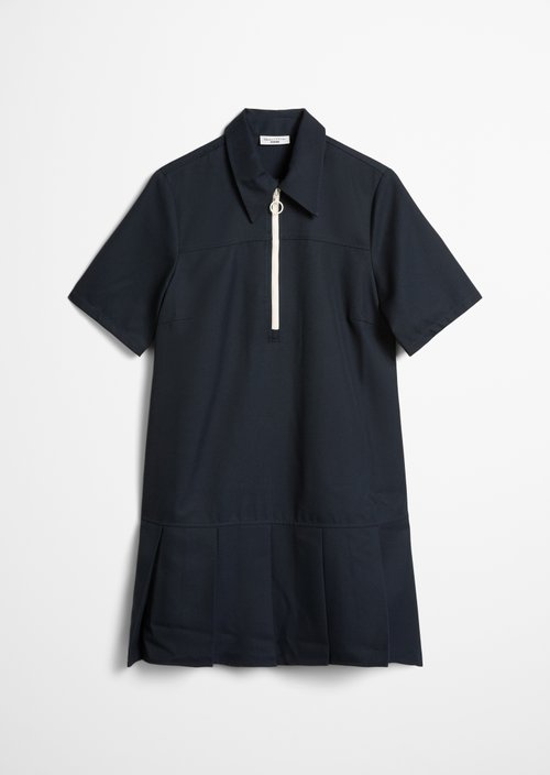 Relaxed short dress — Blue Depths