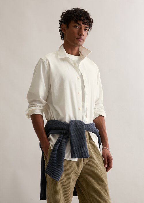 Regular shirt — Silky White