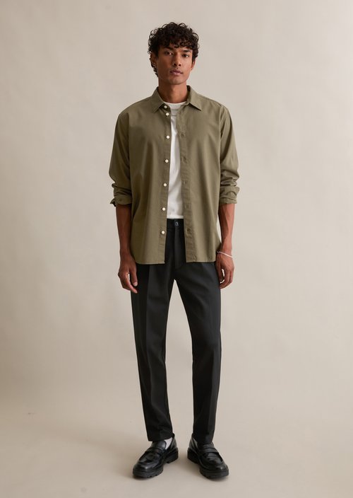 Regular shirt — Pale Brown