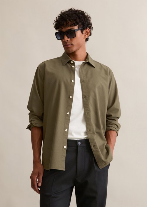 Regular shirt — Pale Brown