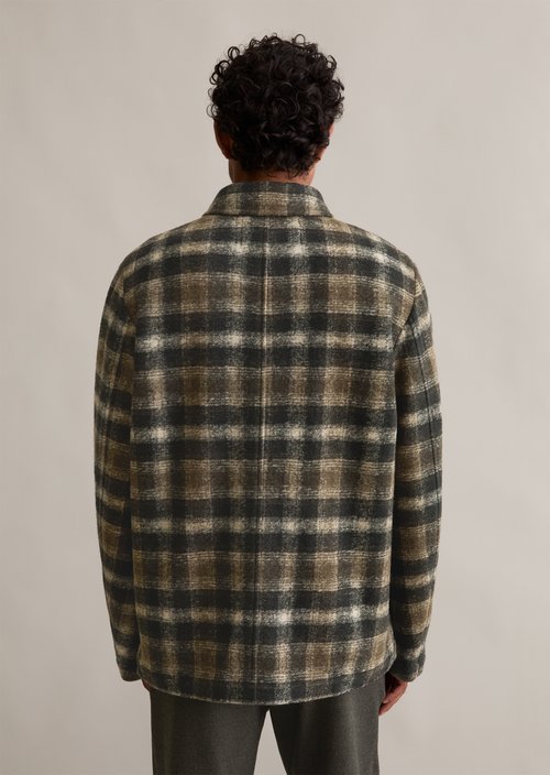 Wool jacket — Dark Brown