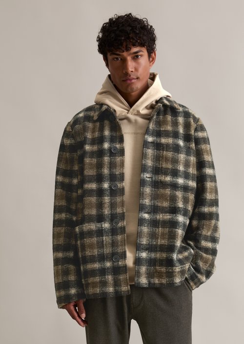 Wool jacket — Dark Brown