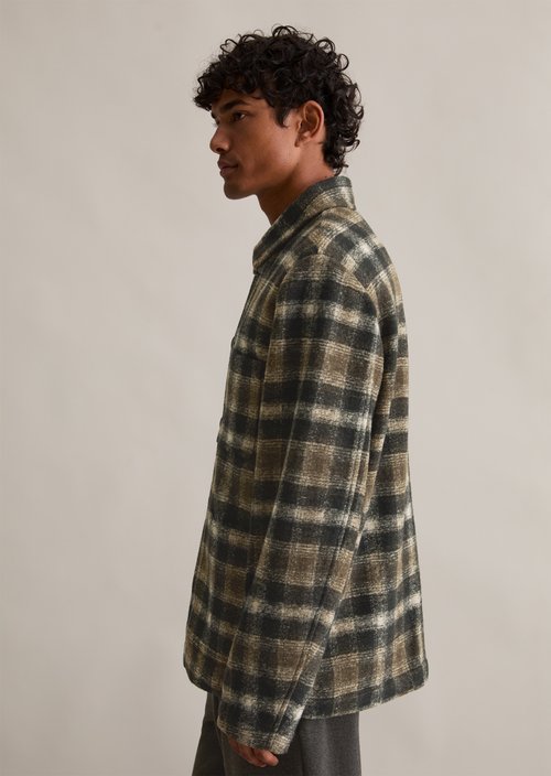 Wool jacket — Dark Brown