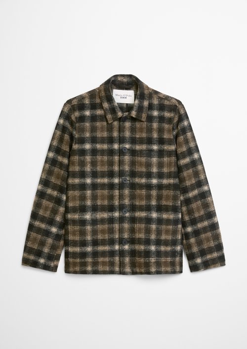 Wool jacket — Dark Brown