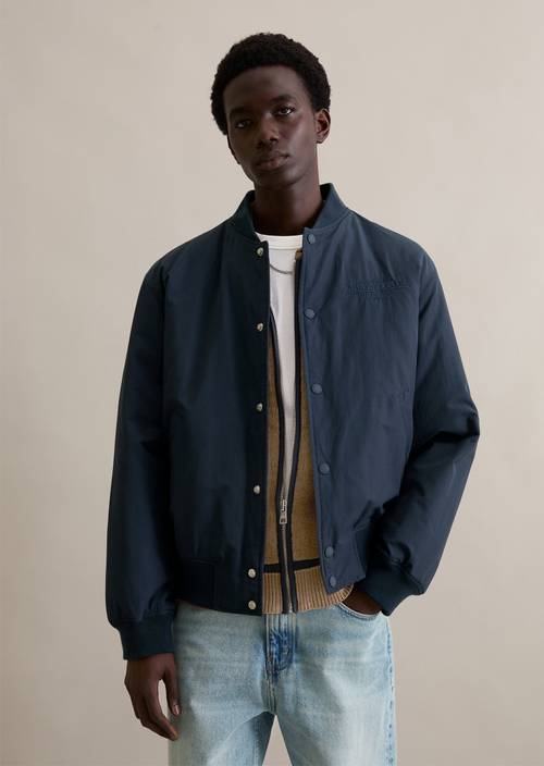 Blouson regular Navy Teal in Frontalansicht