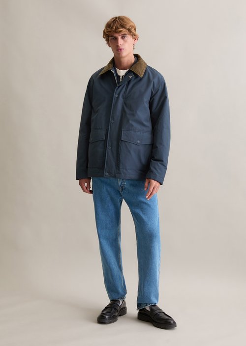 Barnjacket regular — Navy Teal