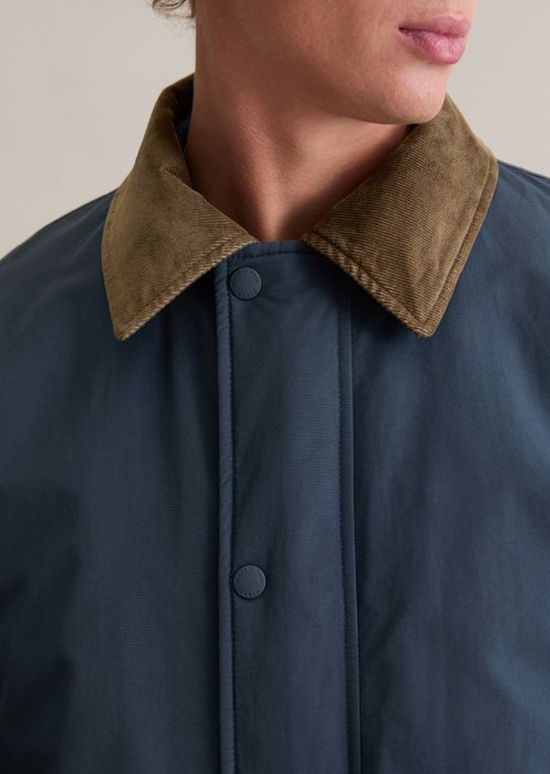 Barnjacket regular — Navy Teal