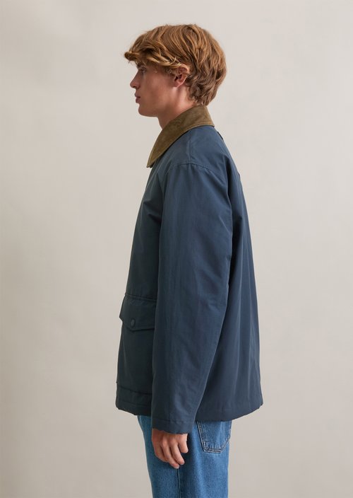 Barnjacket regular — Navy Teal