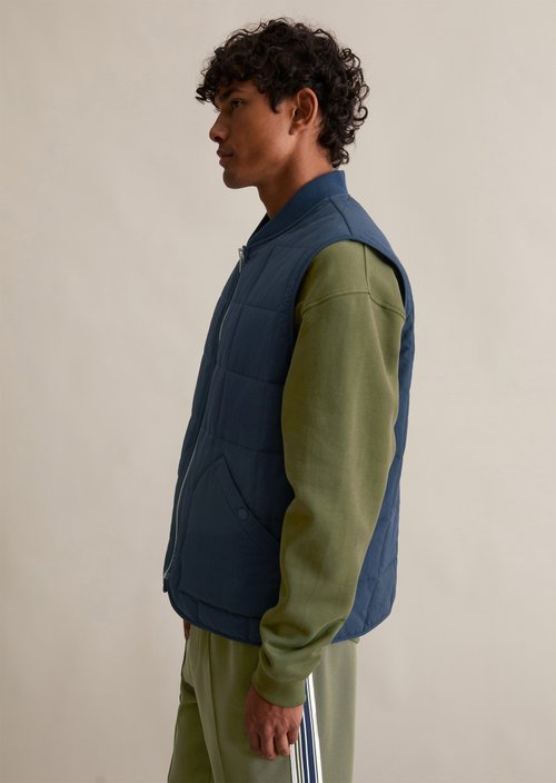 Outdoor vest regular — Navy Teal