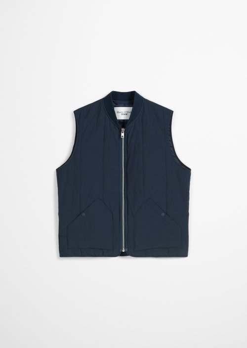 Outdoor vest regular — Navy Teal