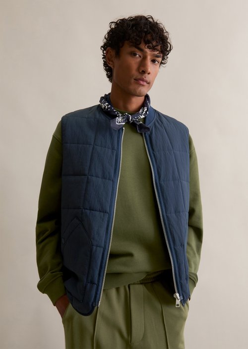 Outdoor vest regular — Navy Teal