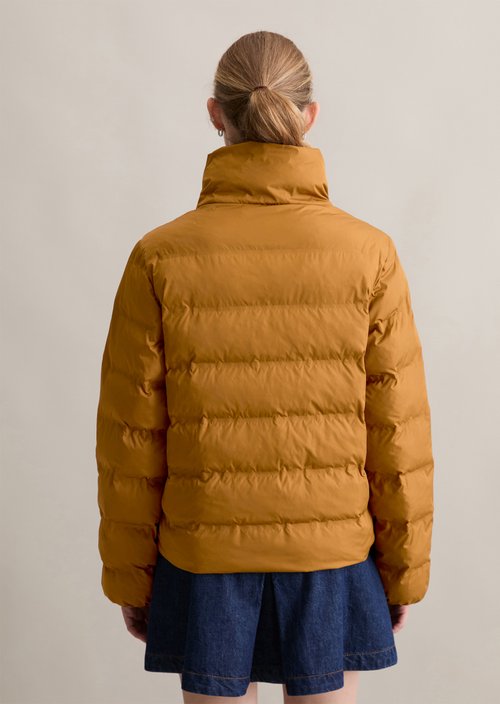 Regular puffer jacket — True Brown