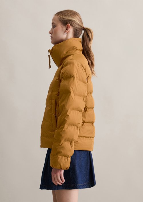 Regular puffer jacket — True Brown