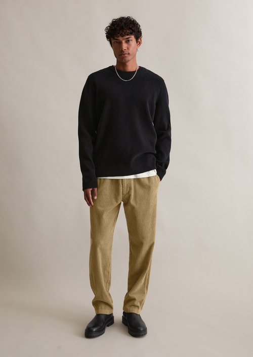 Relaxed sweater — Black