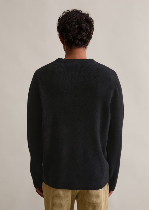 Relaxed sweater — Black