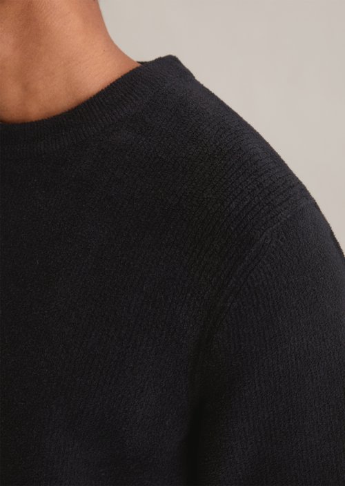 Relaxed sweater — Black